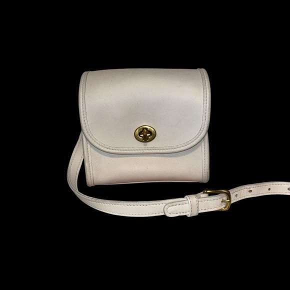 Coach | Vintage | Emmie Flap Bag | Bone Leather | Style 9018 | Small - Picture 2 of 12